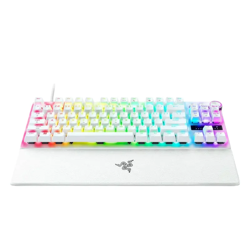 Tastatură Razer Huntsman V3 Pro TKL 8KHz, Cu fir, Alb — foto 3