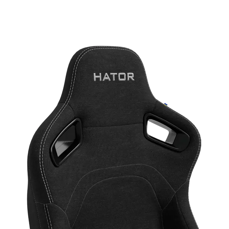 HATOR Arc Fabric  Gaming Chair, Jet Black — foto 9