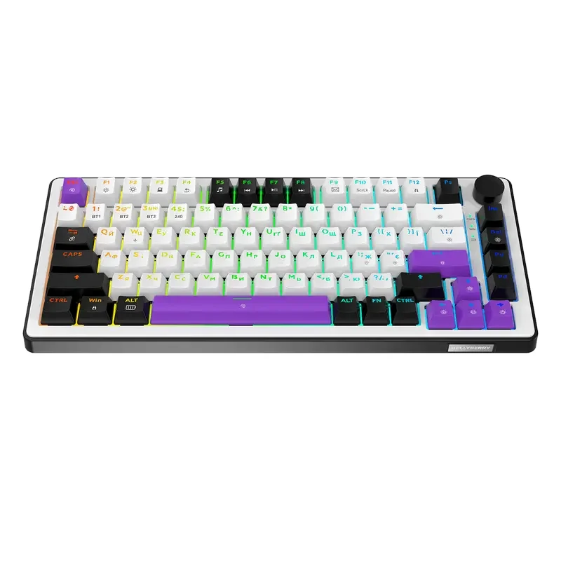 Keyboard HATOR Hellyberry HK75 Wireless, Wired / Wireless, White — foto 3