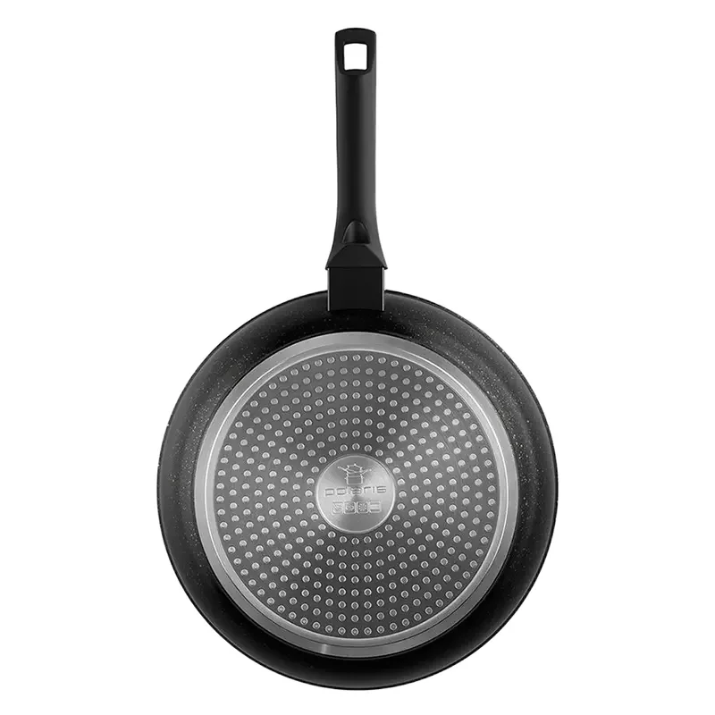 Сковорода Polaris Monolit-24F, 24cm, Чёрный — foto 4