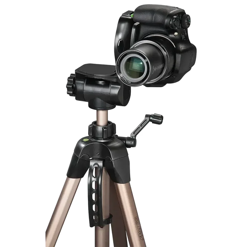 Trepied/Monopod HAMA Star 63, Cap panoramic cu 3 căi, Bej — foto 8