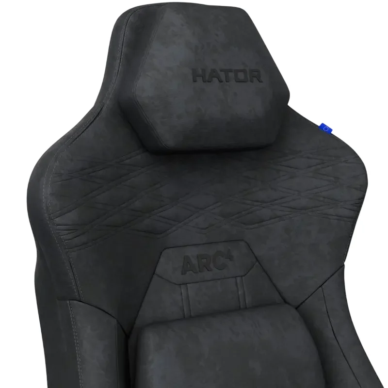HATOR Arc 4 XXL Velur Gaming chair, Black — foto 2