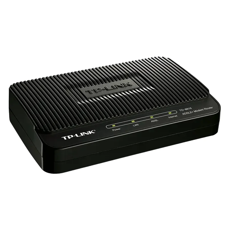 Modem ADSL TP-LINK TD-8816, ADSL/ADSL2/ADSL2 + până la 24 Mbps, Negru — foto 2