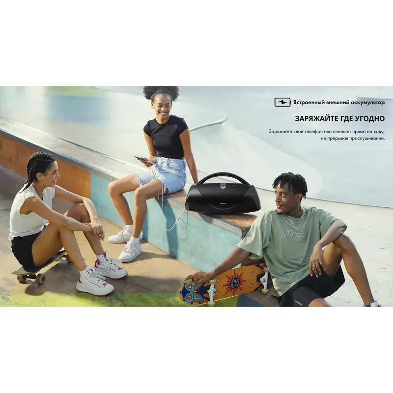 Portable Speakers VoyageBoom Hisense, Black — foto 3