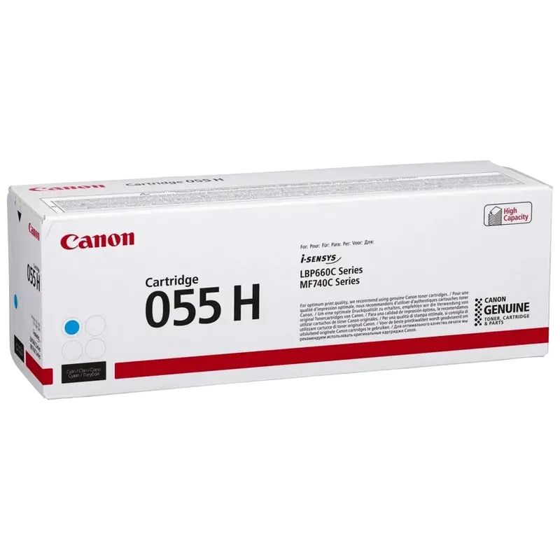 Laser Cartridge Canon CRG-055H, Cyan — foto 3
