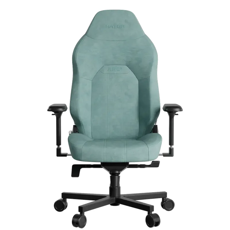 Scaun Gaming HATOR Arc 3 L, Velur, Turcoaz — foto 6