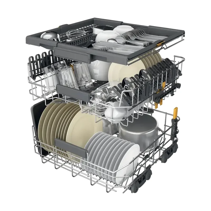 Dishwasher Whirlpool W7F HP33 X, Stainless Steel — foto 4