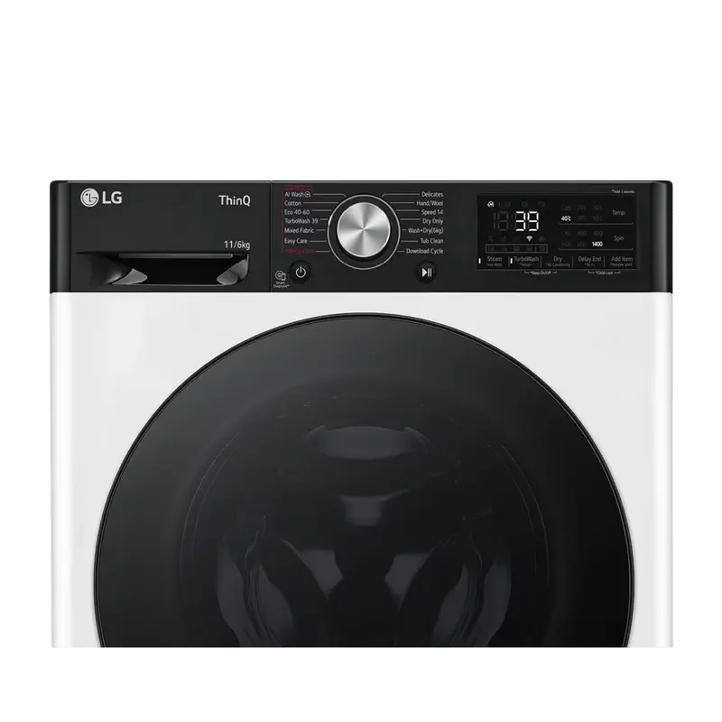 Стирально-сушильная машина LG F4DR711S2H, 10кг, Белый — foto 7