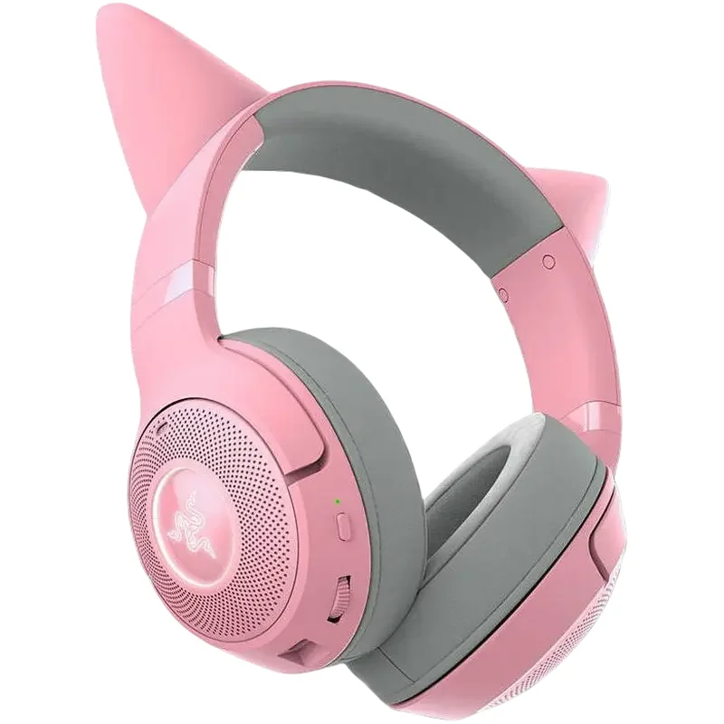 Игровая Гарнитура Razer Kraken Kitty V2, Беспроводной/Проводной, Розовый — foto 2