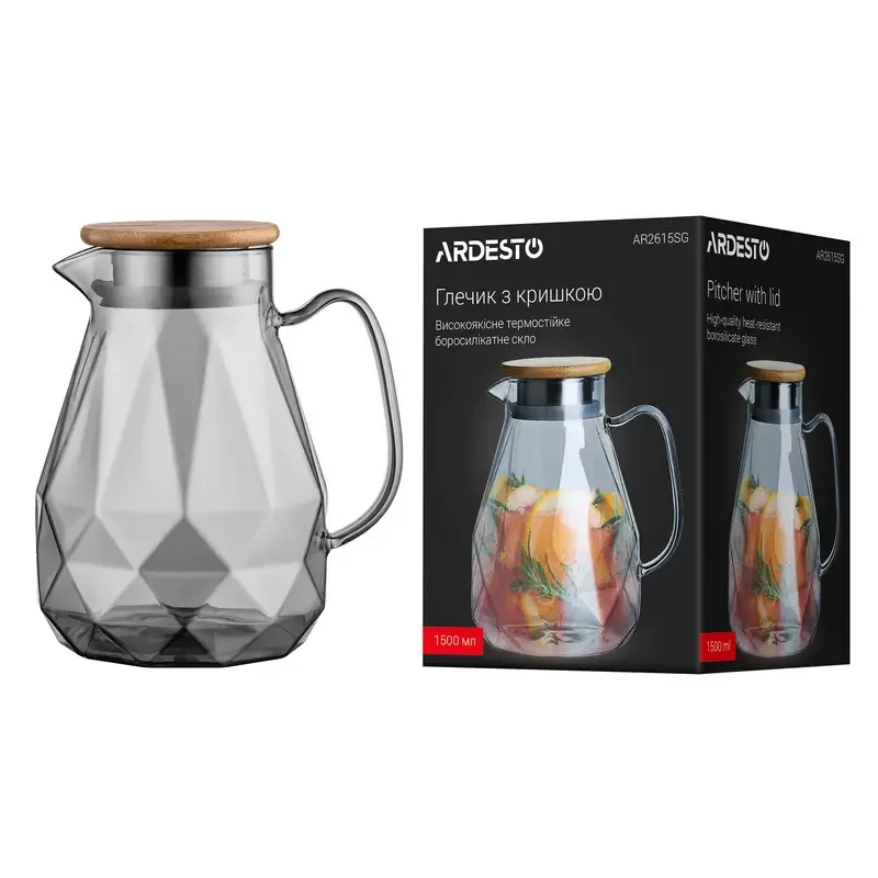 Pitcher Graphite Ardesto 1.5L, AR2615SGB — foto 2