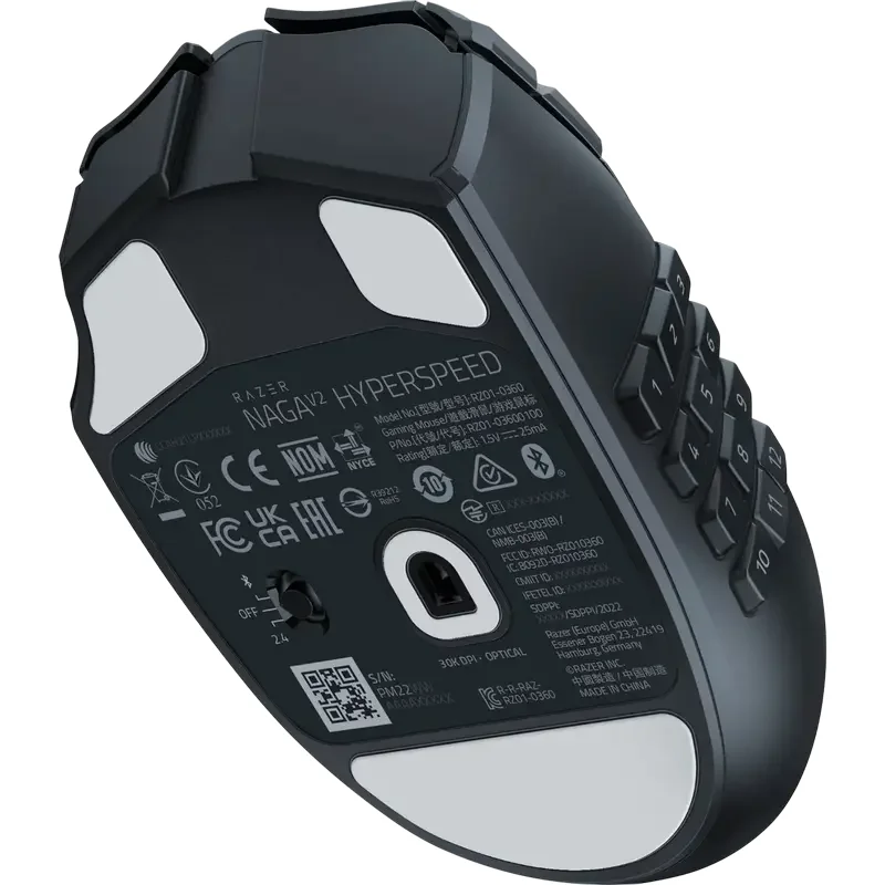 Беcпроводная мышь Razer Razer Naga V2, Чёрный — foto 3