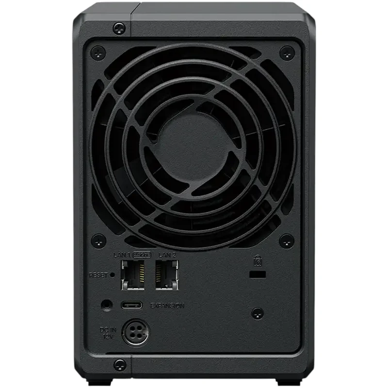 SYNOLOGY  "DS725+", 2-bay, AMD Ryzen 2-core 2.6-3.1Ghz, 1x4Gb+1Slot, 1x2.5GbE, 1x1GbE, 2xM.2 NVMe — foto 5