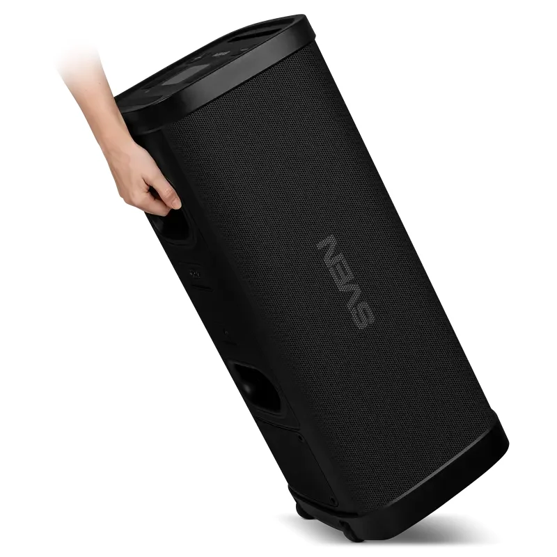 Partybox SVEN "PS-1250" 300W, TWS, IPx4, Bluetooth, FM, USB, microSD, LED-display, 13500mA*h, Black — foto 10