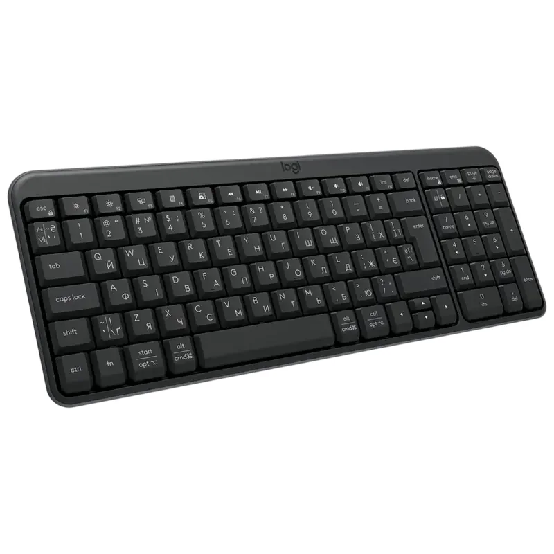 Tastatură Logitech K250, Fără fir, Grafit — foto 2