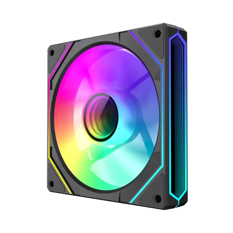 PC Case Fan GAMEMAX FN12A-S8I-R, Reversed, 120mm, ARGB, 24 LED, 9 blades, PWM, <31.21dB, 44.35 CFM, — foto 3