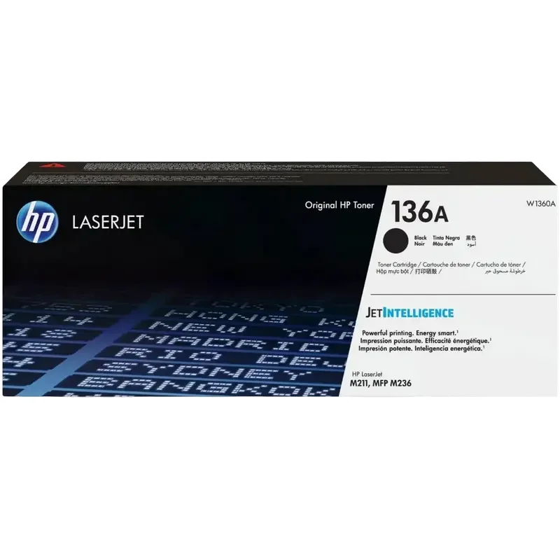 Лазерный картридж HP Laser Cartridge 136A Black, Чёрный — foto 3