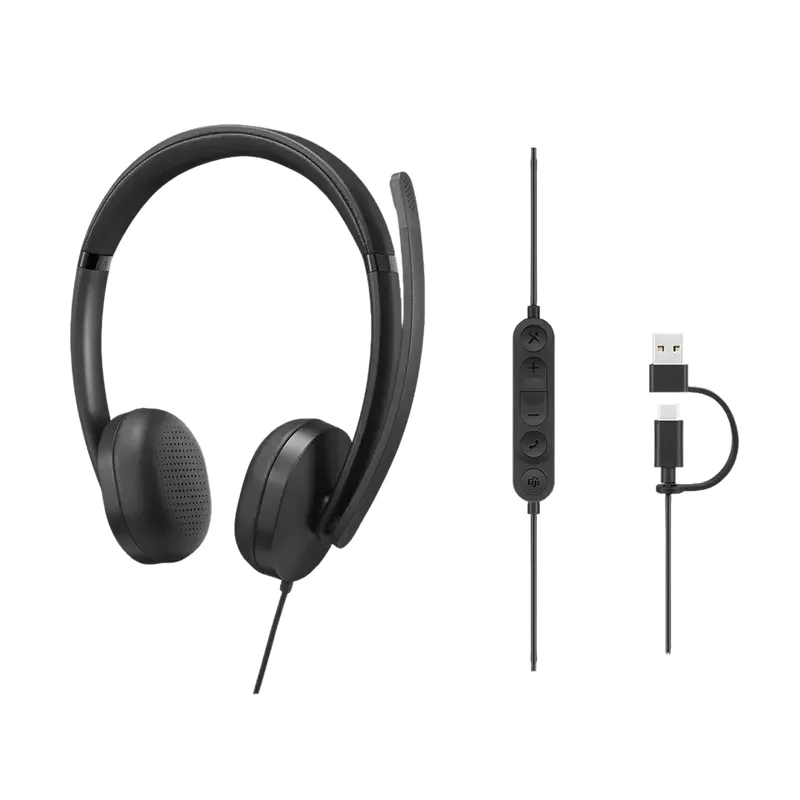 Headphones Lenovo Headset 5000, Black — foto 6