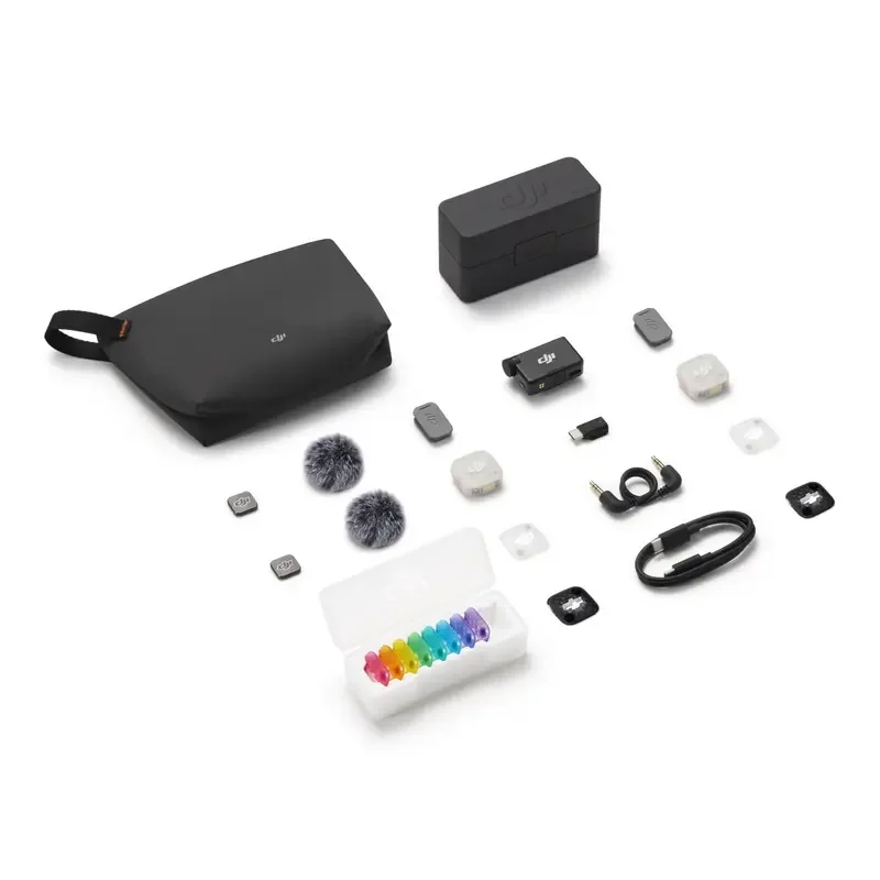 DJI Mic Mini 2S (2TX + 1RX + Charging Case), Black — foto 16
