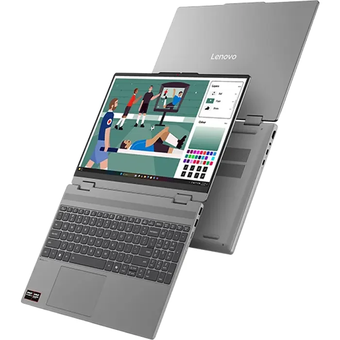NB Lenovo 15.3" IdeaPad 5 2-in-1 15AGP11 Grey (Ryzen AI 5 430 16Gb 512Gb) — foto 13