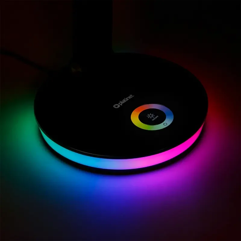 Lampa de birou Platinet PDL400RGB, Alb — foto 11