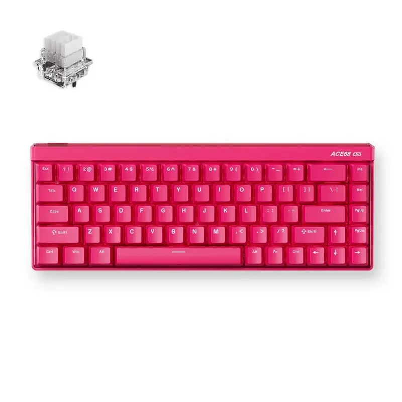 Tastatură MCHOSE Ace 68 Air, Cu fir, Rose Red — foto 2