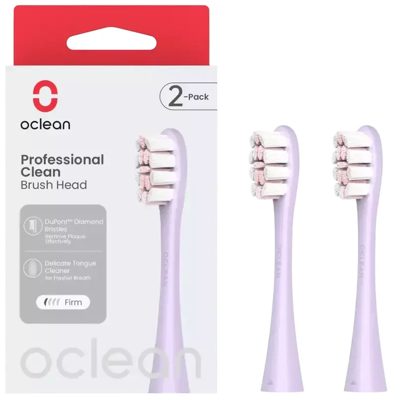 Plaque Control Brush Head Oclean Professional P1C13  P02 2-pk, Purple — foto 4