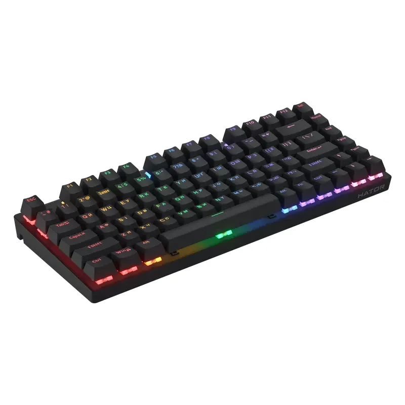 Keyboard HATOR Icefall Mecha TKL, Wireless, Black — foto 4