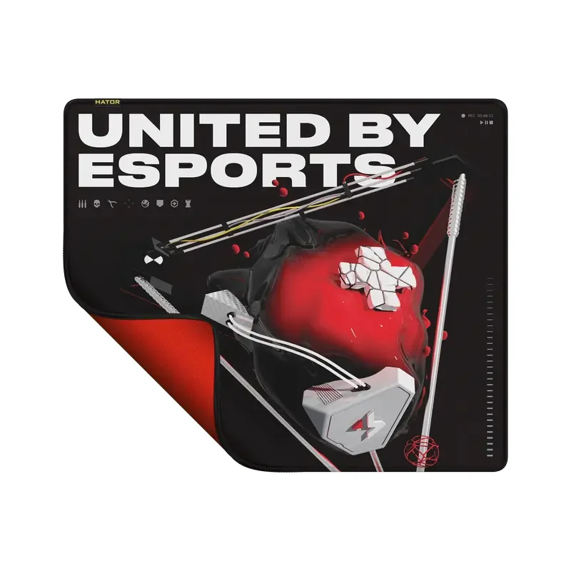 Gaming Mouse Pad HATOR Tonn eSport Maincast Edition, Large, Black — foto 4
