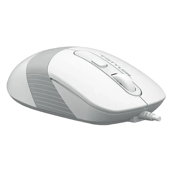 Mouse A4Tech FM10, White/Grey — foto 4