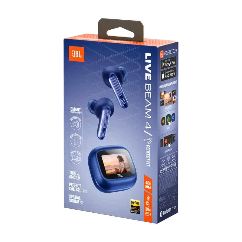 True Wireless JBL LIVE Beam 4, Blue — foto 5