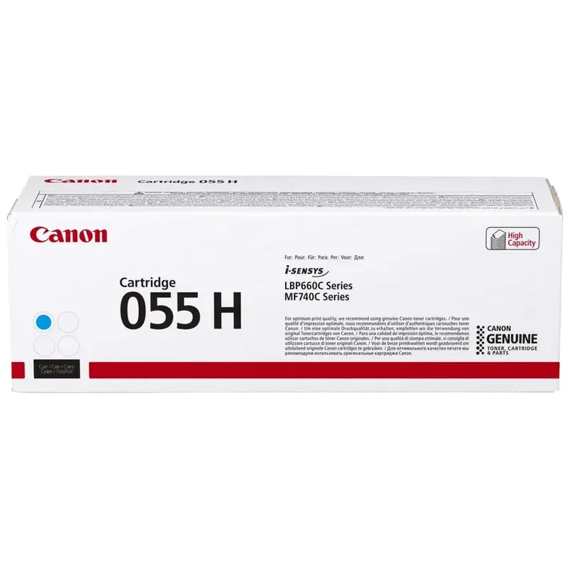 Laser Cartridge Canon CRG-055H, Cyan — foto 2