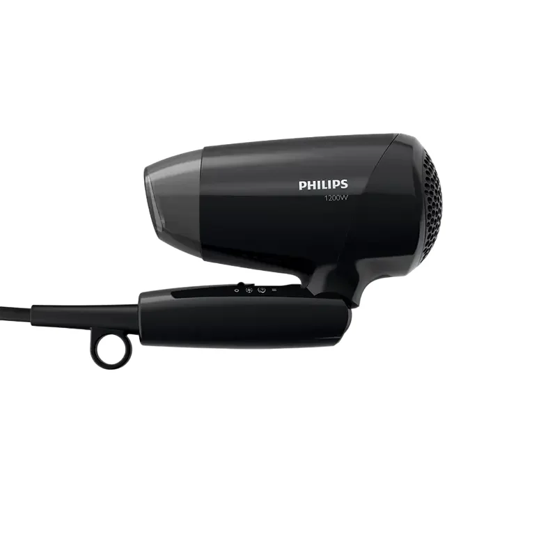 Компактный фен Philips EssentialCare BHC010/10, 1200 Вт, Чёрный — foto 3