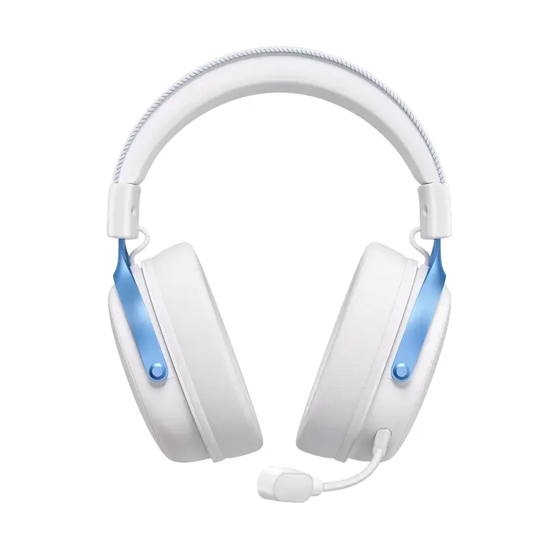 Căști gaming MCHOSE V9 Pro, Fără fir/Cu fir, Sky White — foto 2