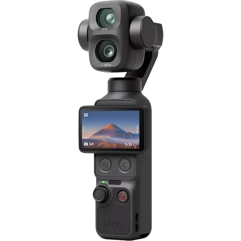 Camera Action cu stabilizator DJI Osmo Pocket 4P Standard Combo, Classic Black — foto 4