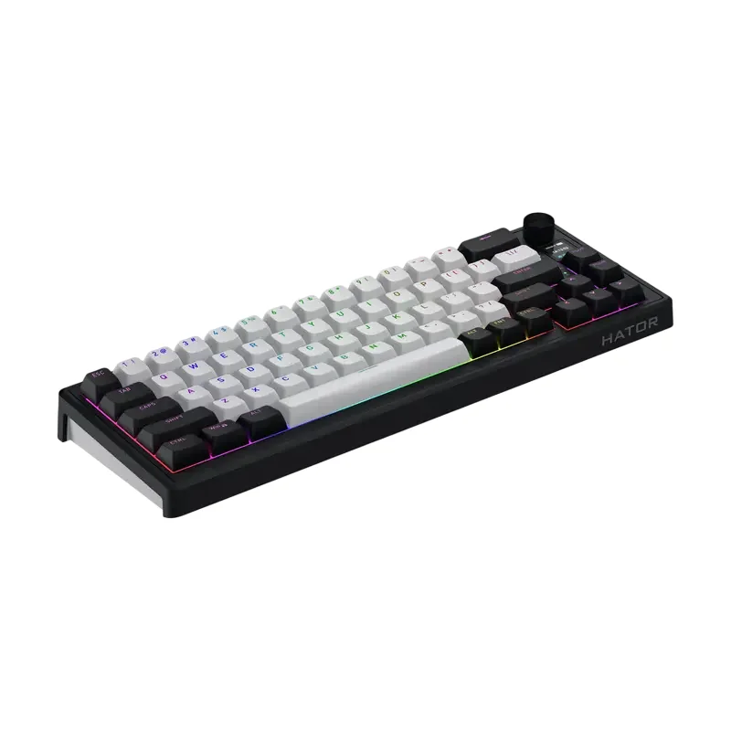 Tastatură HATOR Skyfall 65 MAG ULTIMA 8K, Cu fir / Fără fir, Negru | Alb — foto 3