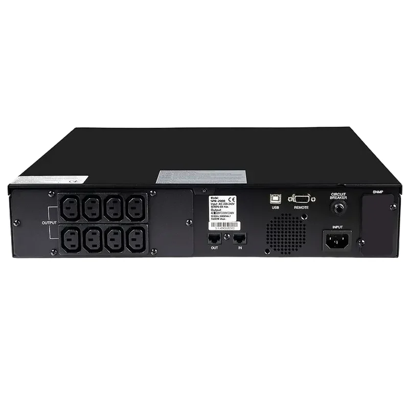 Источник бесперебойного питания PCM SPR-2000, Линейно-интерактивный, 2000VA, Башня/Крепление в стойку — foto 3