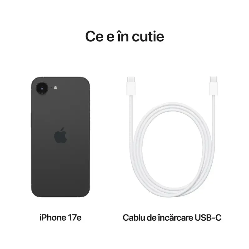 Smartphone Apple iPhone 17e, 8GB/256GB, Black — foto 8