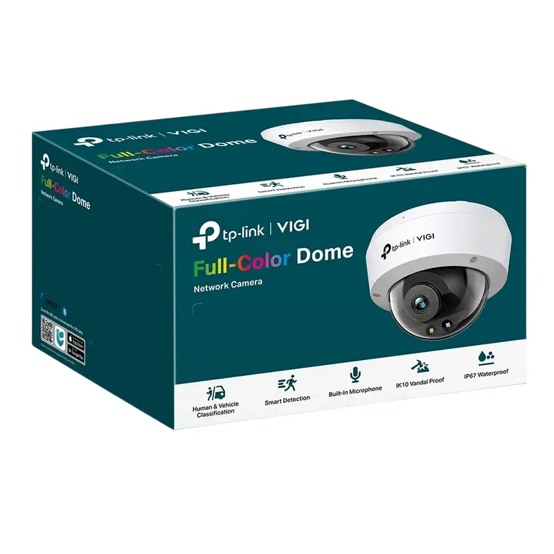 TP-Link Dome Outdoor Network Camera,"VIGI C240", 2.8mm, 4MP, IK10, IP67, PoE — foto 3