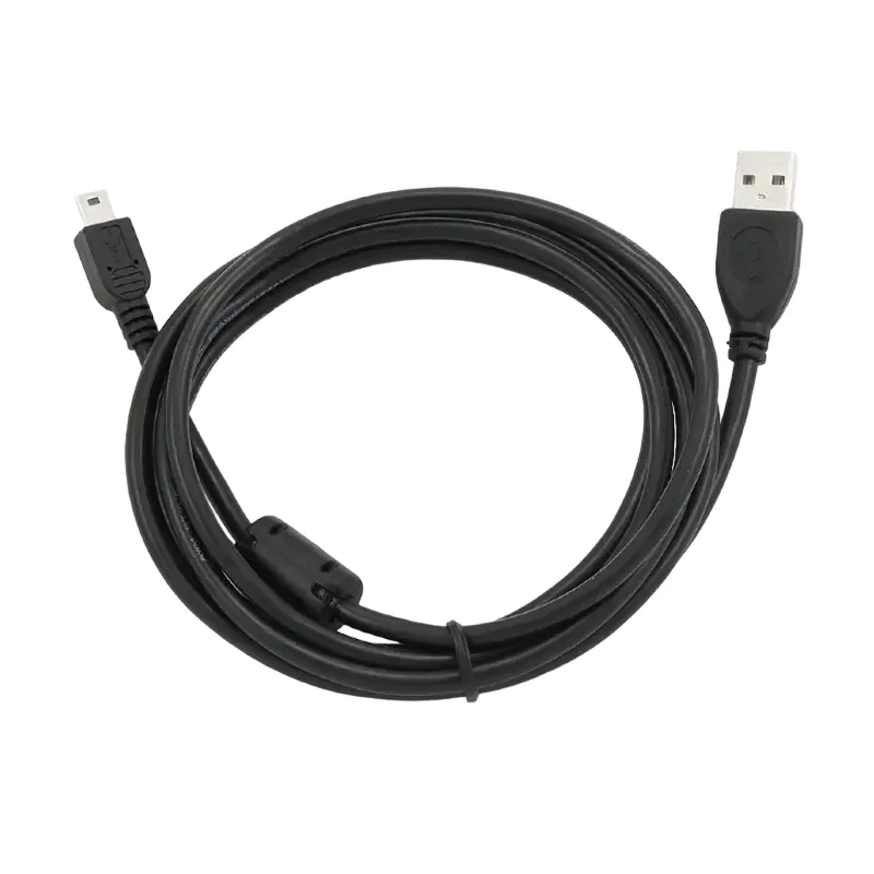 Cable USB, A-plug MINI 5PM, 1.8 m, USB2.0   Premium quality with ferrite core, CCF-USB2-AM5P-6 — foto 3