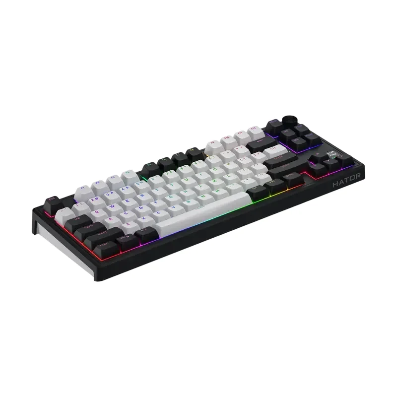 Tastatură HATOR Skyfall 80 MAG ULTIMA 8K, Cu fir / Fără fir, Negru | Alb — foto 8