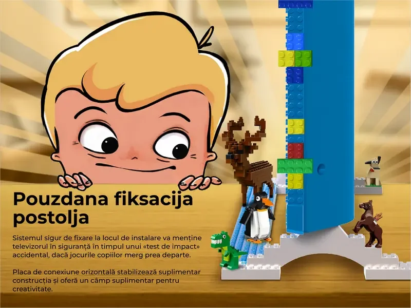 32" LED SMART Телевизор KIVI KidsTV, 1920x1080 FHD, Android TV, Синий — foto 3