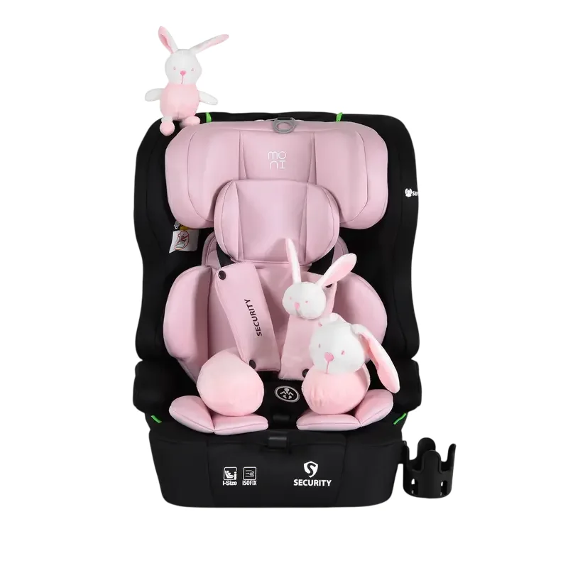 Scaun auto Moni Security 76-150cm Baby pink 3801005153299 — foto 2
