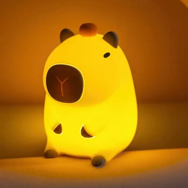 Night Light Forever light Friendly capybara, Brown — foto 2