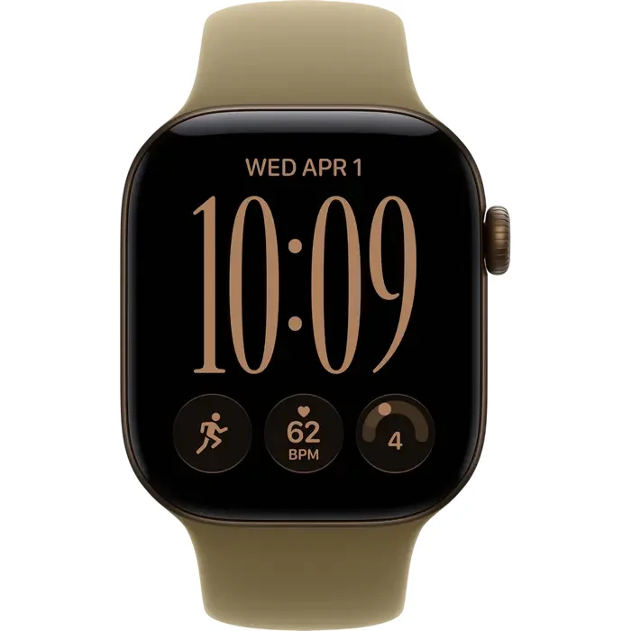 Apple Watch Series 12 GPS, 42mm Dark Bronze Aluminium Case with Olive Sport Band - M/L MJEG4 — foto 2