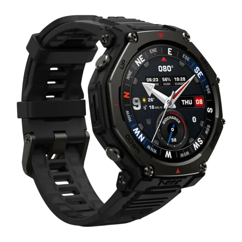 Ceas inteligent Xiaomi Amazfit T-Rex 3 Pro, 48mm, Tactical Black — foto 3