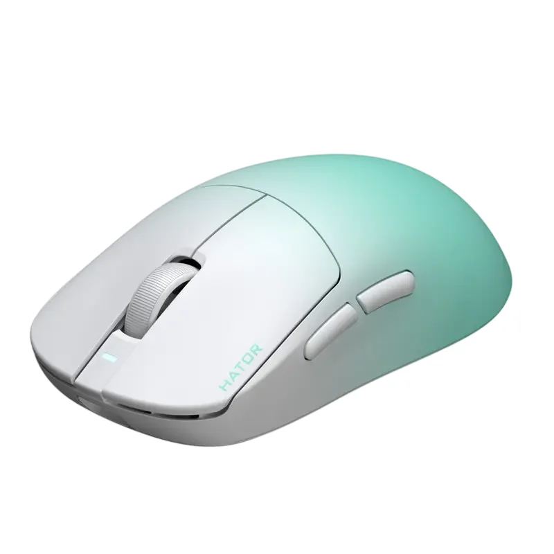 Игровая мышь HATOR Quasar 3 Ultima 8K Wireless, Белый | Мятный — foto 5
