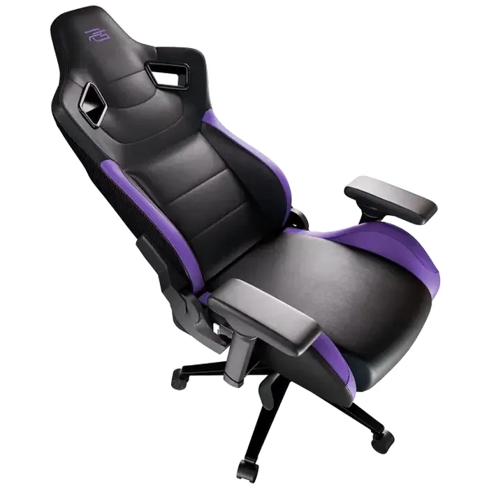 Игровое кресло Proove Gaming Major, Искусственная кожа, Чёрный | Фиолетовый — foto 5