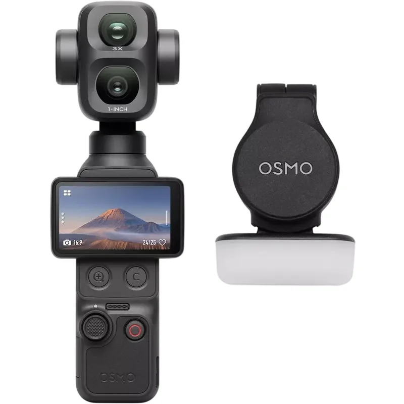 Camera Action cu stabilizator DJI Osmo Pocket 4P Standard Combo, Classic Black — foto 7