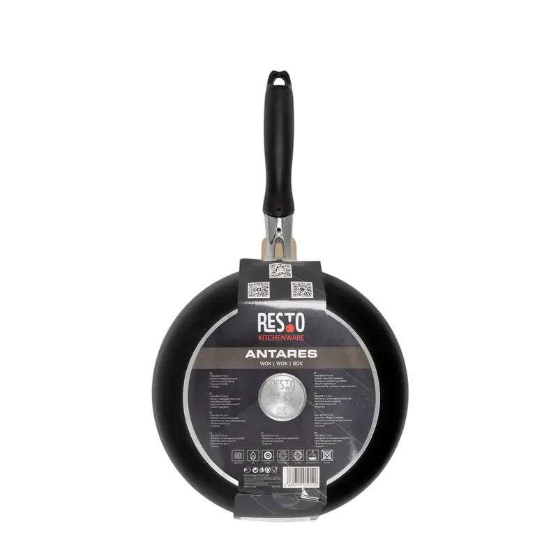 WOK Frying Pan RESTO 93601, 24cm, Black — foto 4