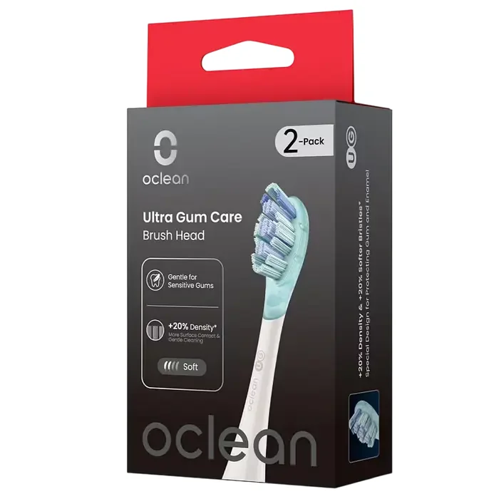 Plaque Control Brush Head Oclean Ultra Gum Care UG03 W02 2-pk, White — foto 5